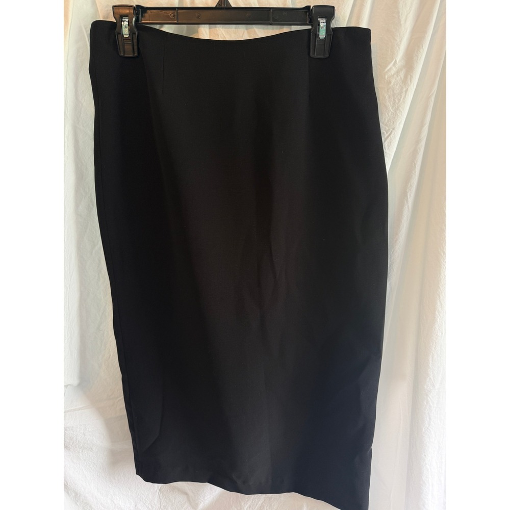 Jones Wear Essentials Black Skirt Suit Set Blazer Pencil Skirt Size 8 - Picture 5 of 11